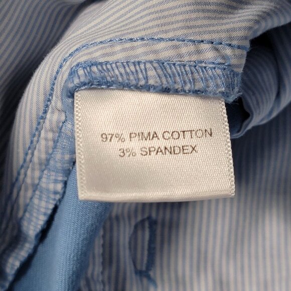 Peter Millar Pilot Twill Shorts Mens Size 33 Blue Chino Pima Cotton Stretch - Picture 13 of 15